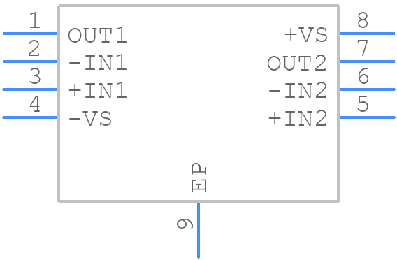 AD8397ARDZ - Analog Devices - PCB symbol