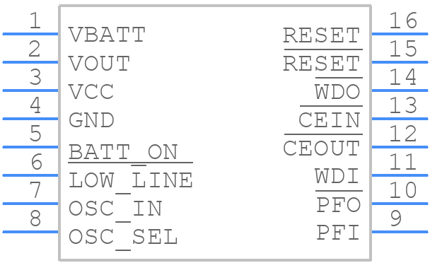 ADM691ANZ - Analog Devices - PCB symbol