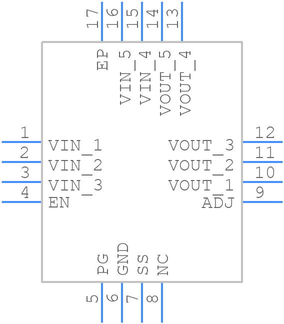 ADP1741ACPZ-R7 - Analog Devices - PCB symbol