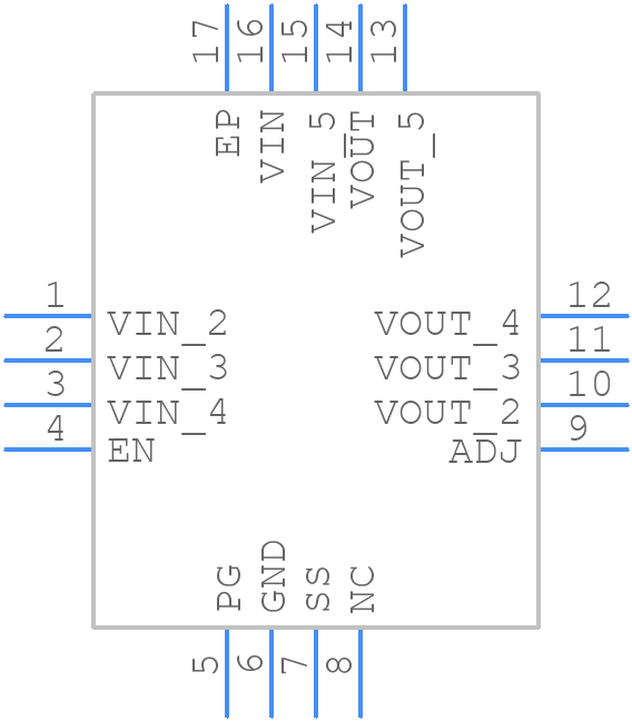 ADP1755ACPZ-R7 - Analog Devices - PCB symbol