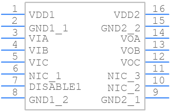 ADUM130D0BRZ - Analog Devices - PCB symbol