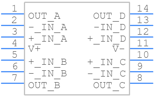 OP484ESZ - Analog Devices - PCB symbol