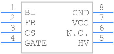 ICE3BS03LJG - Infineon - PCB symbol