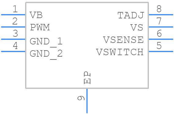 ILD6150 - Infineon - PCB symbol