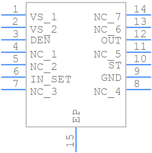 TLD1124EL - Infineon - PCB symbol