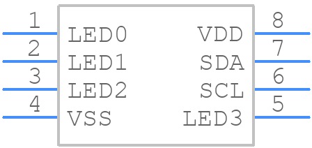 PCA9533DP/01,118 - NXP - PCB symbol