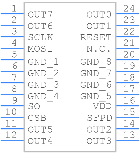 E-L9823013TR - STMicroelectronics - PCB symbol