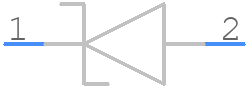 ESDA7P60-1U1M - STMicroelectronics - PCB symbol