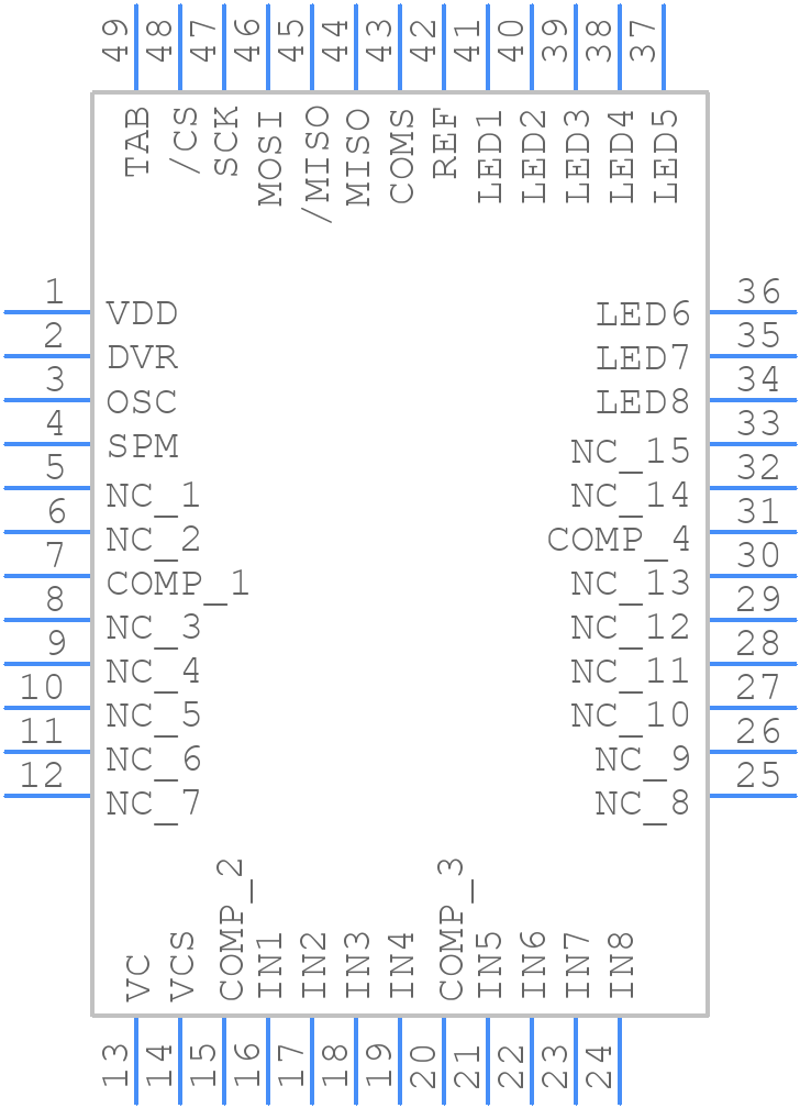 SCLT3-8BQ7-TR - STMicroelectronics - PCB symbol