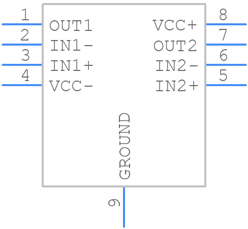 TSB572IQ2T - STMicroelectronics - PCB symbol