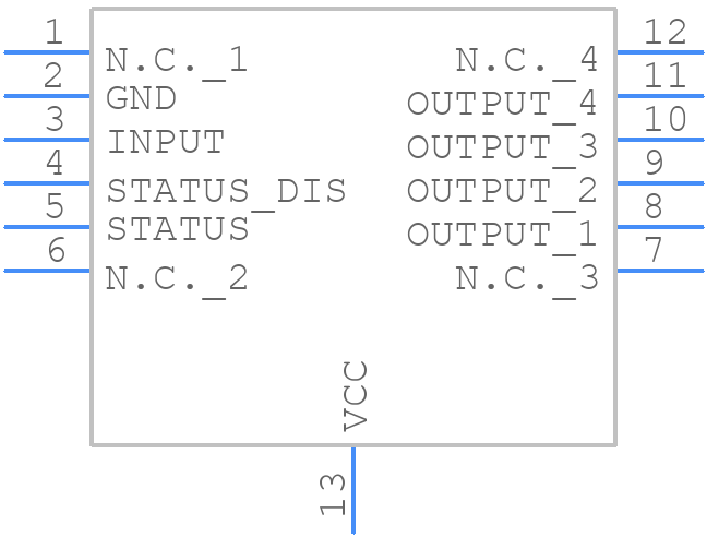 VN5050JTR-E - STMicroelectronics - PCB symbol