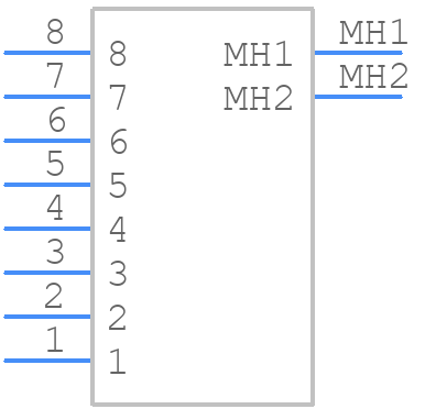 55935-0810 - Molex - PCB symbol