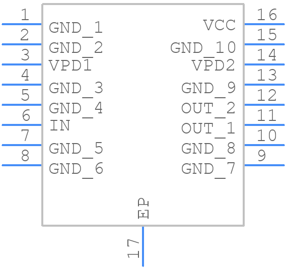 HMC413QS16GE - Analog Devices - PCB symbol