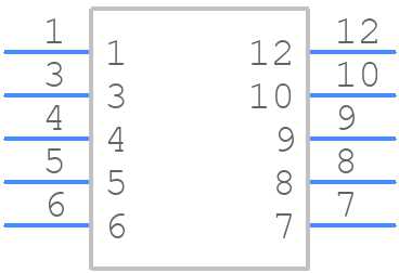 V23079-D2001-B301 - TE Connectivity - PCB symbol