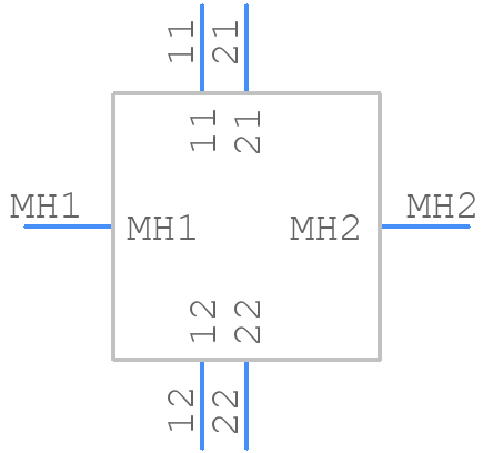 FX30B-2S-7.62DSA - Hirose - PCB symbol