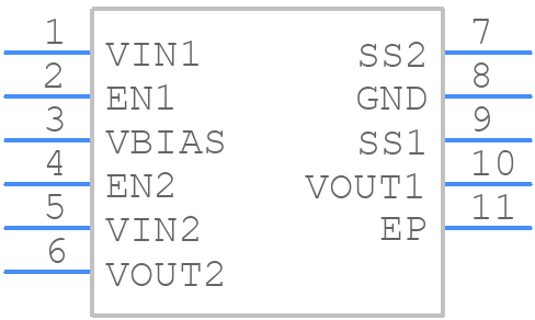 AP22966DC8-7 - Diodes Incorporated - PCB symbol