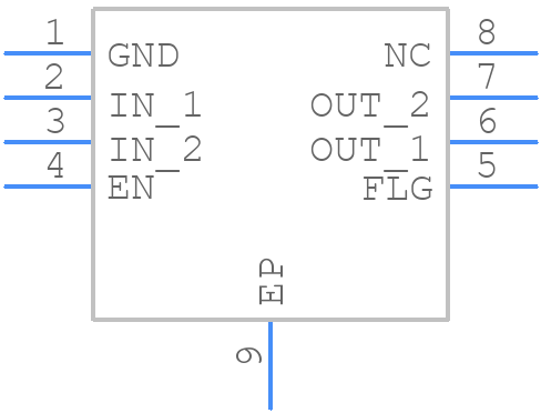 AP2511MP-13 - Diodes Incorporated - PCB symbol