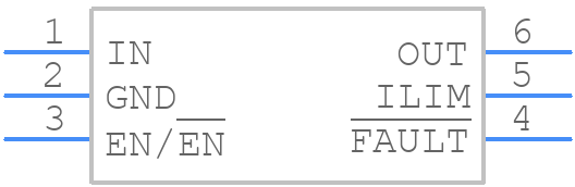 AP2553AW6-7 - Diodes Incorporated - PCB symbol
