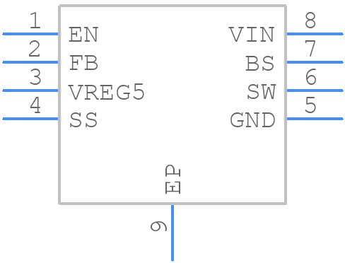 AP65452SP-13 - Diodes Incorporated - PCB symbol