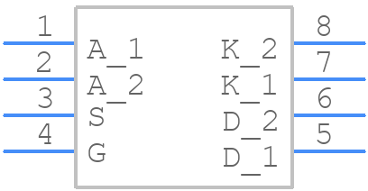 DMS2085LSD-13 - Diodes Incorporated - PCB symbol