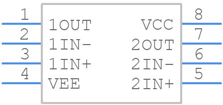 LMV393S-13 - Diodes Incorporated - PCB symbol