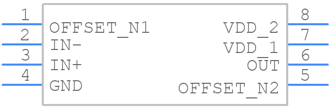 TLC27L1IS-13 - Diodes Incorporated - PCB symbol