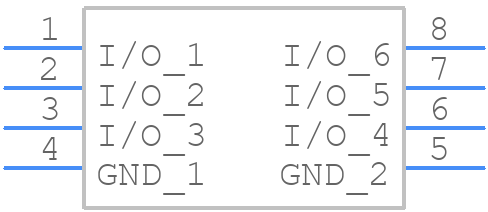 ESDA25B1RL - STMicroelectronics - PCB symbol