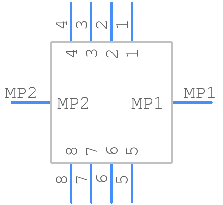 105429-1308 - Molex - PCB symbol