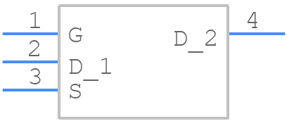 STN3PF06 - STMicroelectronics - PCB symbol
