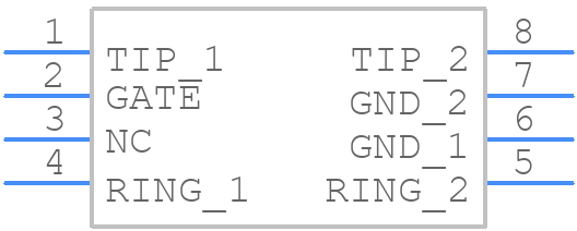 LCP1521S - STMicroelectronics - PCB symbol
