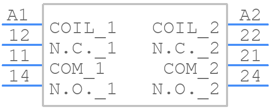 40.52.7.006.0000 - FINDER - PCB symbol