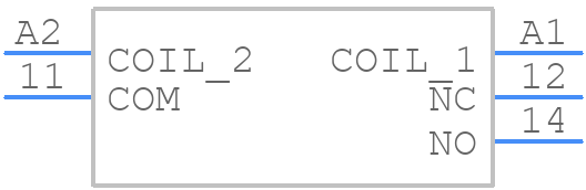 41.31.9.012.0010 - FINDER - PCB symbol