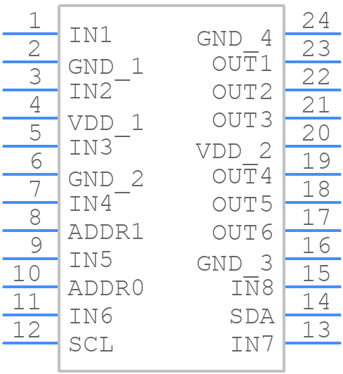 FMS6502MTC24X - onsemi - PCB symbol