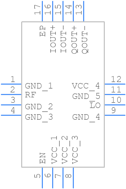 LT5575EUF#PBF - Analog Devices - PCB symbol