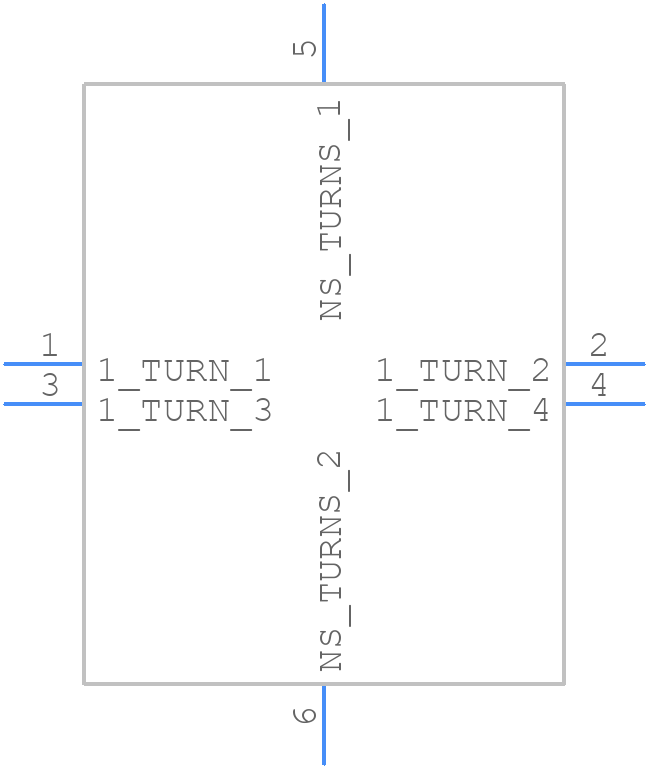 PE-68280NLT - Yageo Group - PCB symbol