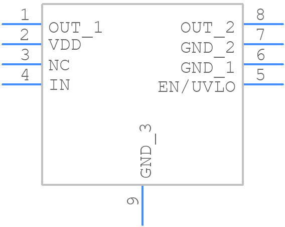 MIC44F18YMME - Microchip - PCB symbol
