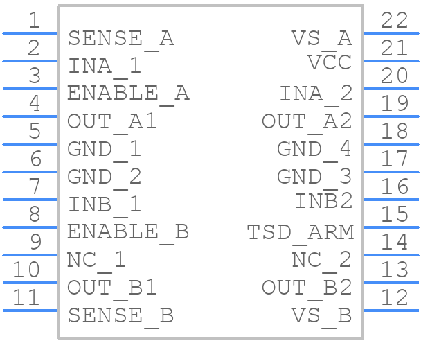 NJM2670D2 - Nisshinbo - PCB symbol