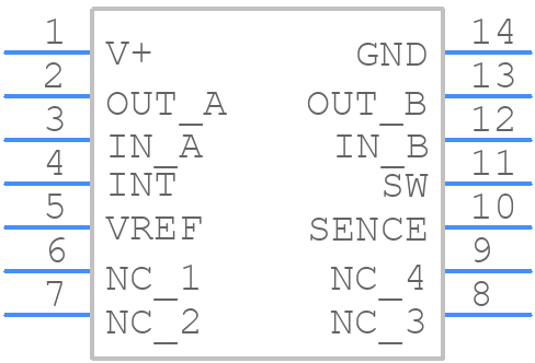 NJM2761V - Nisshinbo - PCB symbol