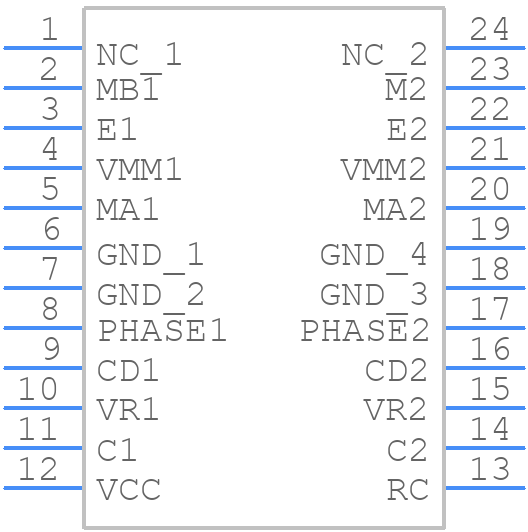NJM3771E3 - Nisshinbo - PCB symbol