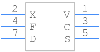 TOP257EN - Power Integrations - PCB symbol