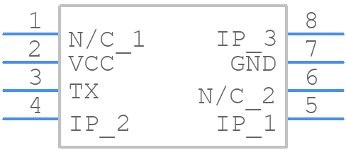 RF803E - RF SOLUTIONS - PCB symbol