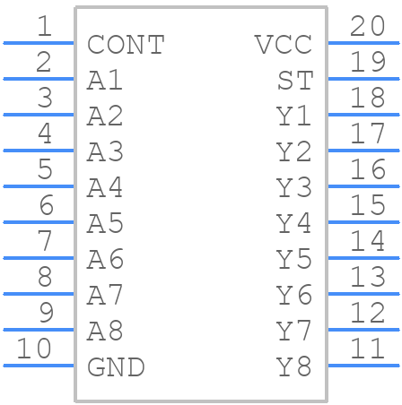 TC74VHC9541FT(EL,K - Toshiba - PCB symbol