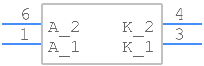 TLP190B(U,C,F) - Toshiba - PCB symbol