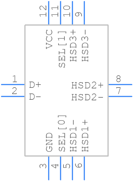 FSUSB63UMX - onsemi - PCB symbol
