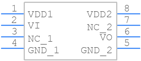 ACPL-072L-000E - Avago Technologies - PCB symbol