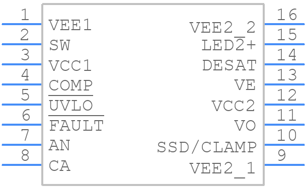 ACPL-302J-000E - Avago Technologies - PCB symbol
