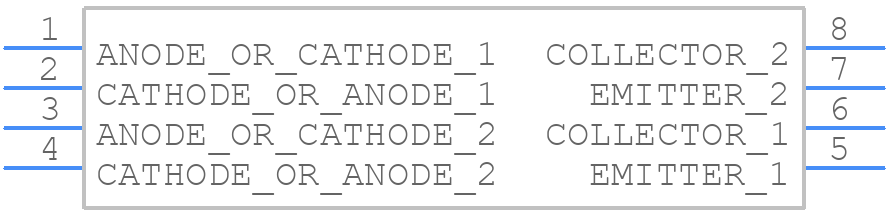 ACPL-824-300E - Avago Technologies - PCB symbol