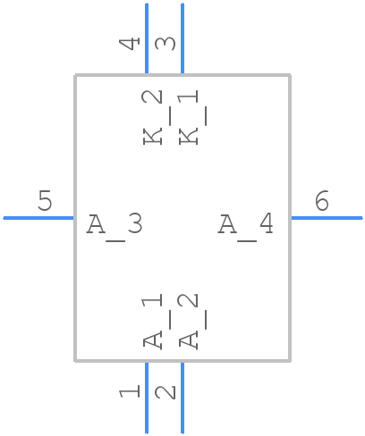 ASMT-QHBD-AFH0E - Avago Technologies - PCB symbol