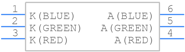 ASMT-YTD2-0BB02 - Avago Technologies - PCB symbol
