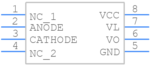 HCNW4506-000E - Avago Technologies - PCB symbol